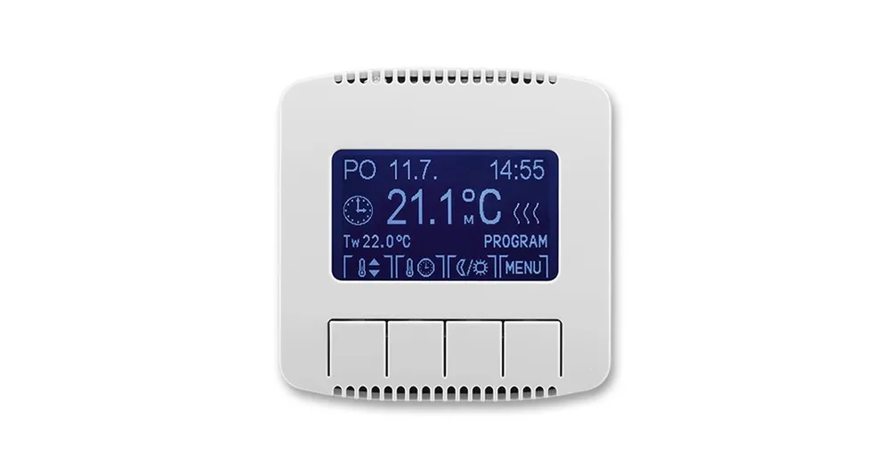 ABB 3292A-A10301 S Tango® Termostat univerzální s týdenními spínacími hodinami, Světle ŠEDÁ Vysoce Kvalitní