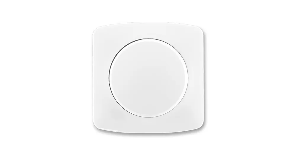 ABB 3294A-A123 B Tango® Kryt stmívače s otočným ovladačem, s upevňovací maticí, bílá Cenově Výhodný