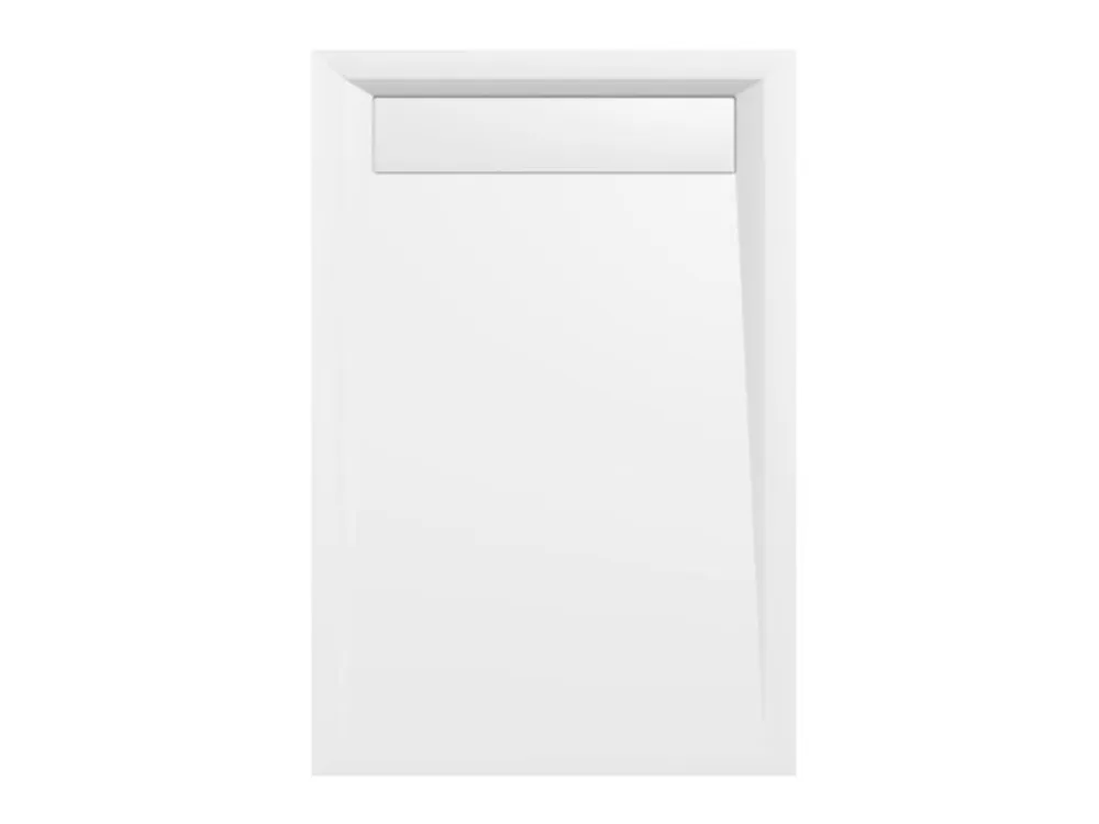 Nízká Cena VARESA sprchová vanička z litého mramoru se záklopem, obdélník 120x80cm, bílá