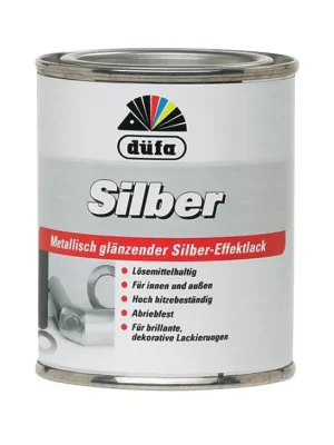 Düfa Stříbrná žáruvzdorná barva SZB - Silber 0,125 L Originální