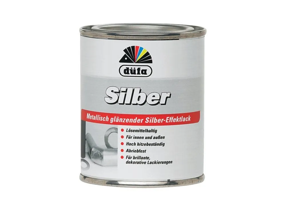 Düfa Stříbrná žáruvzdorná barva SZB - Silber 0,125 L Originální