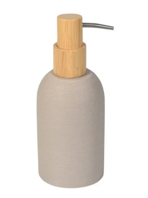Sapho RIKO dávkovač mýdla na postavení, béžová/bambus 8575 Nejlepší Cena