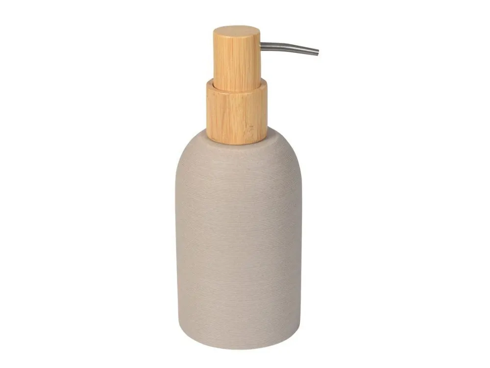 Sapho RIKO dávkovač mýdla na postavení, béžová/bambus 8575 Nejlepší Cena