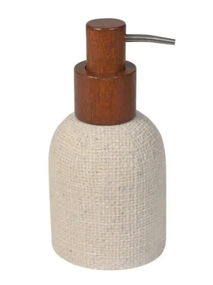 Sapho CRAFT dávkovač mýdla na postavení, acacia/béžová 8566 Nejlepší Volba