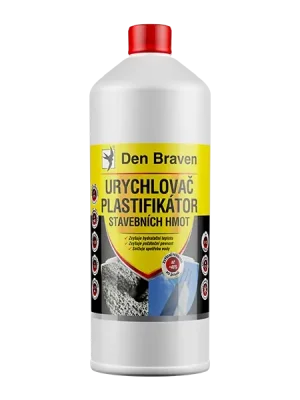 Urychlovač a plastifikátor stavebních hmot Den Braven 1 l Aktuální