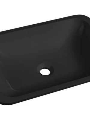 Akční Cena Sapho JAPURA umyvadlo zápustné, litý mramor, 55x36cm, černá mat 50135B