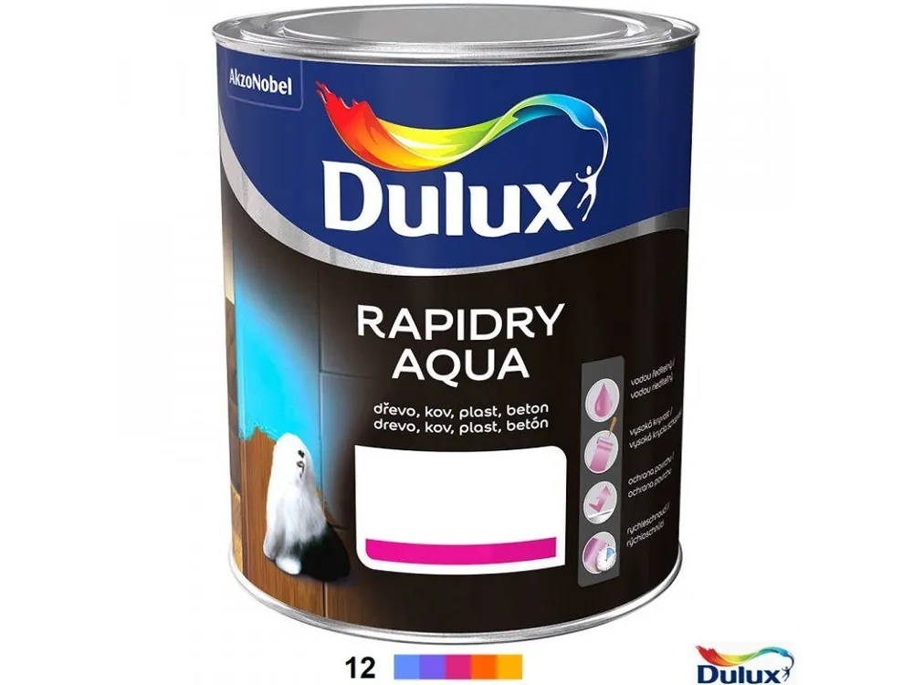 Rychlé Dodání DULUX™ RAPIDRY AQUA vodou ředitelný univerzální nátěr