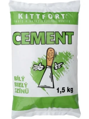 Akce Kittfort Cement bílý 1,5 kg