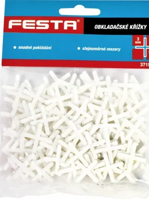 Křížky plastové obkladačské 4 mm 100 ks Ověřený