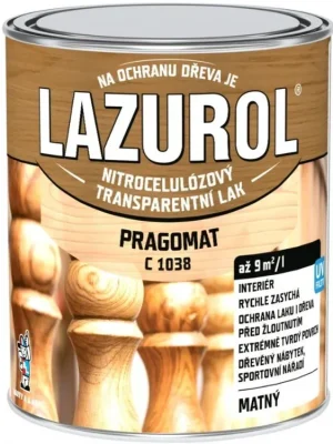 Značkový LAZUROL® C 1038 PRAGOMAT lak nitrocelulózový
