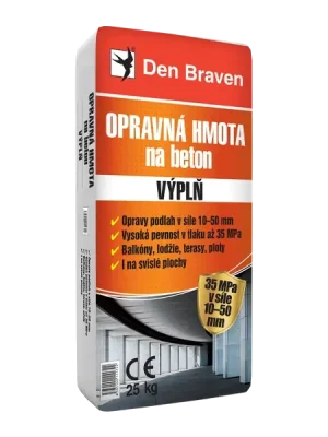 Zlevněný Stěrka opravná na beton Den Braven Výplň 5 kg