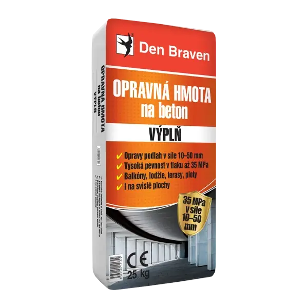 Zlevněný Stěrka opravná na beton Den Braven Výplň 5 kg
