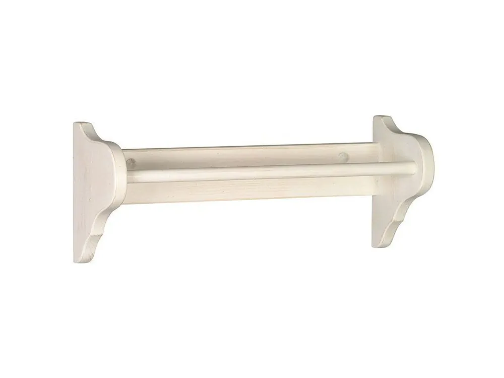 Hit Sezóny RETRO držák ručníků 50x17cm, starobílá - koupelny-sanita.cz