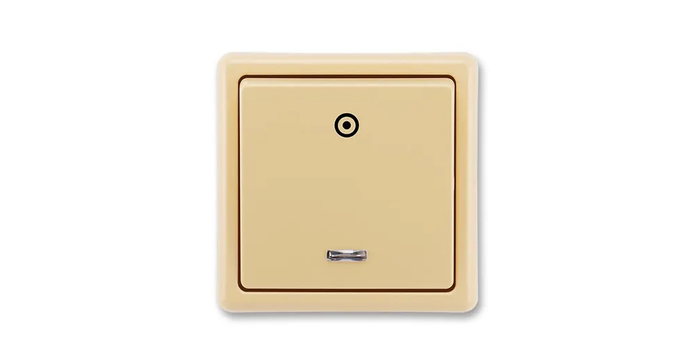 ABB 3553-93289 D2 Classic Ovládač zapínací s orientační doutnavkou, béžová Novinka