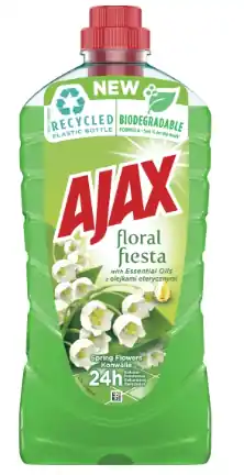 Ajax na podlahy a povrchy Floral Fiesta Spring Flowers univerzální čistící prostředek, konvalinky, 1 l Akční Nabídka