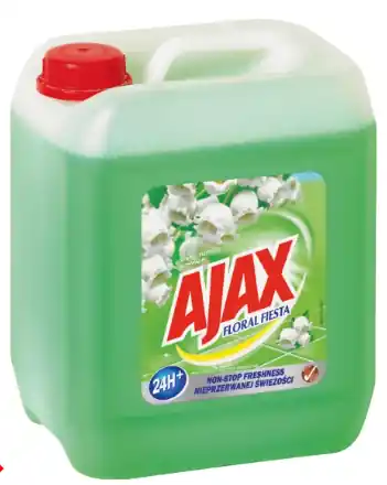 Tovární Cena Ajax na podlahy a povrchy Floral Fiesta Spring Flowers univerzální čistící prostředek, konvalinky, 5 l