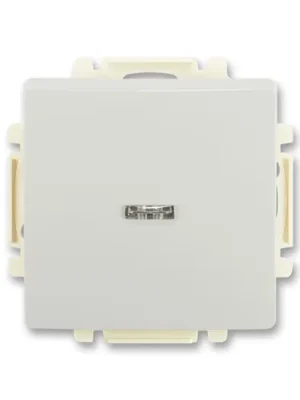 ABB 3557G-A01341 S1 Swing®, Swing®L Spínač jednopólový s průzorem, světle šedá Akce