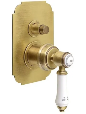 Omezená Nabídka VIENNA podomítková sprchová baterie, 2 výstupy, bronz