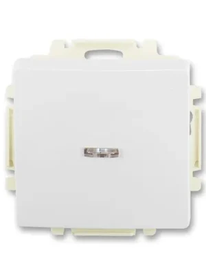 ABB 3557G-A02342 B1 Swing®, Swing®L Spínač dvojpólový s průzorem, jasně bílá Akce