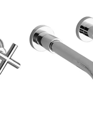 AXIA podomítková tříprvková umyvadlová baterie, chrom Autentický