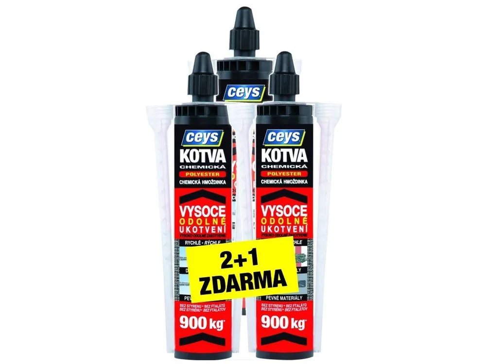 Ihned K Objednání CEYS® Chemická kotva polyester 300 ml 2 a 1 ks ZDARMA
