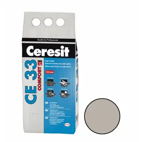 CERESIT | CE 33 | COMFORT | &scaron;ed&aacute;-07 | cementov&aacute; sp&aacute;rovac&iacute; hmota | CG1 | 2kg Přímo Od Výrobce