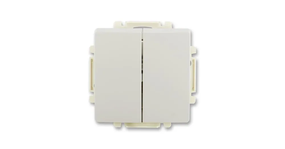 ABB 3557G-A52340 S1 Swing®, Swing®L Přepínač č.6+6 střídavý dvojitý, světle šedá Výhodná Nabídka