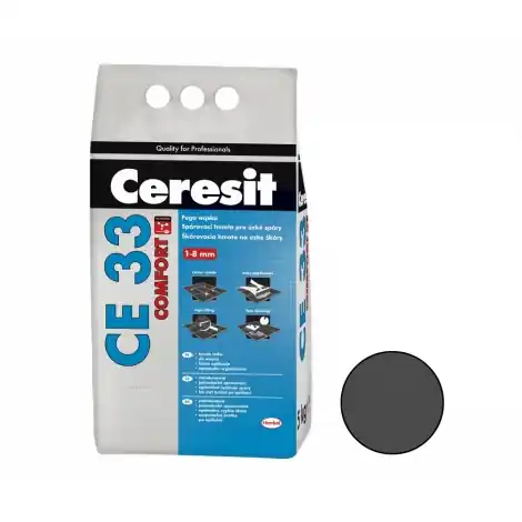 Akční Cena CERESIT | CE 33 | COMFORT | graphite-16 | cementov&aacute; sp&aacute;rovac&iacute; hmota | CG1 | 5kg