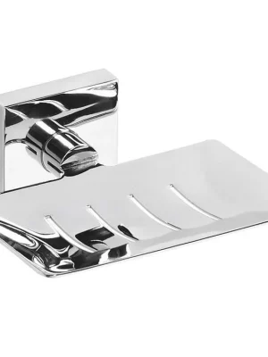X-SQUARE mýdlenka obdélníková s otvory, chrom - koupelny-sanita.cz Zlevněný