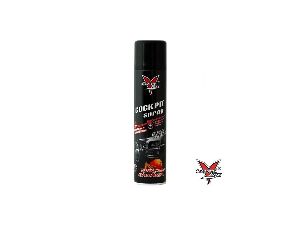 Sezónní Sleva CLEANFOX® Cockpit sprej Jablko & skořice, 400 ml