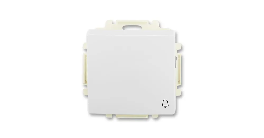 ABB 3557G-A80343 B1 Swing®, Swing®L Ovládač zapínací se symbolem zvonku, jasně bílá Aktuální