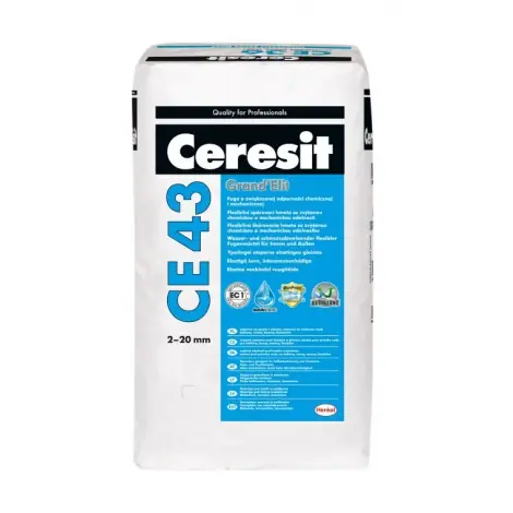 Objednat Nyní CERESIT | CE 43 | Grand&acute;Elit | antracite-13 | flexibiln&iacute; sp&aacute;rovac&iacute; hmota | CGW2A | 25kg