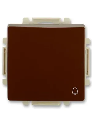 ABB 3557G-A80343 H1 Swing®, Swing®L Ovládač zapínací se symbolem zvonku, hnědá Tovární Cena