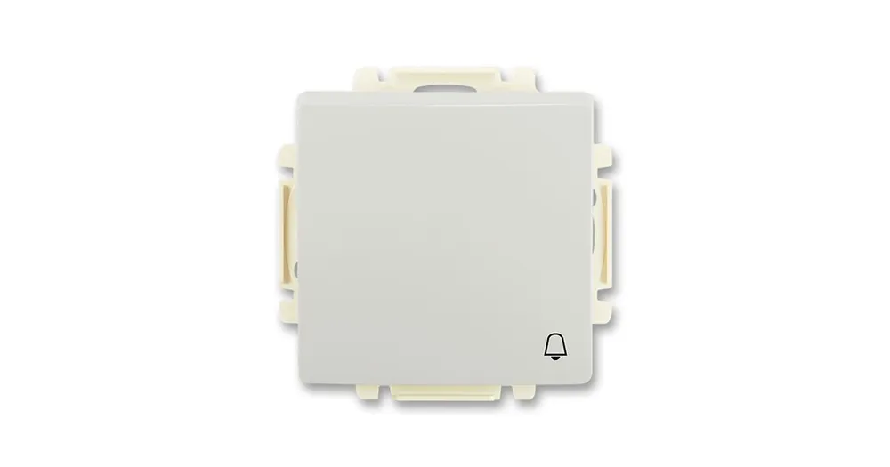 ABB 3557G-A80343 S1 Swing®, Swing®L Ovládač zapínací se symbolem zvonku, světle šedá Super Cena