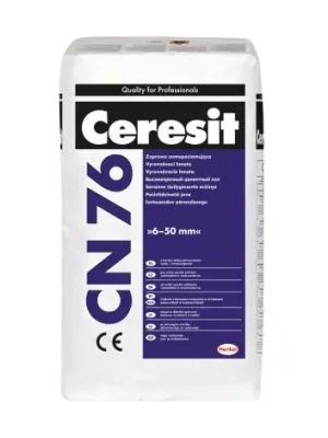 CERESIT | CN 76 | cementov&aacute; vyrovn&aacute;vac&iacute; hmota | z&aacute;těžov&aacute; | 4-50mm | 25kg Přímo Od Výrobce