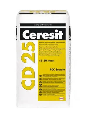 CERESIT | CD 25 | cementov&aacute; opravn&aacute; malta | od 5mm do 30mm | 25kg Pouze Dnes