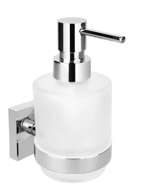 Výhodná Nabídka X-SQUARE dávkovač mýdla 200ml, mléčné sklo, chrom - koupelny-sanita.cz