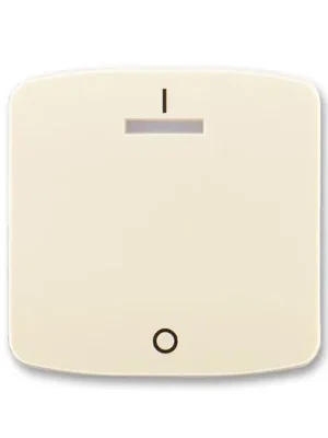 ABB 3558A-A00933 C Tango® Kryt jednoduchý s potiskem, s čirým průzorem, slonová kost Super Cena