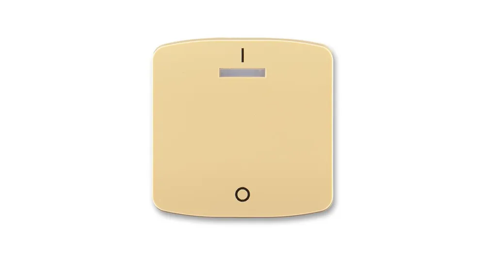 ABB 3558A-A00933 D Tango® Kryt jednoduchý s potiskem, s čirým průzorem, béžová Expresní Doručení