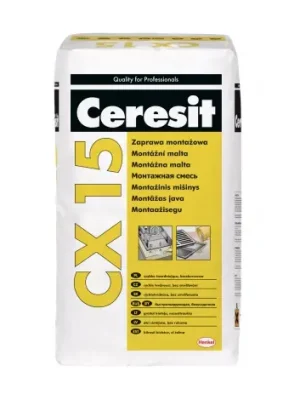 CERESIT | CX 15 | mont&aacute;žn&iacute; rychletvrdnouc&iacute; malta | do 60min. | 25kg Aktuální