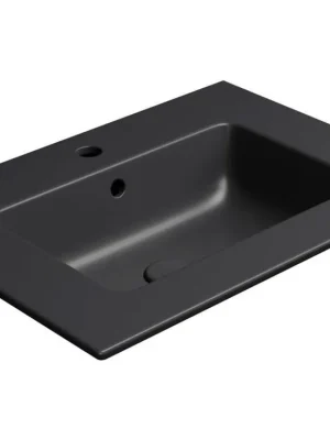 Akce GSI PURA keramické umyvadlo Slim 62x46cm, černá mat 8884126