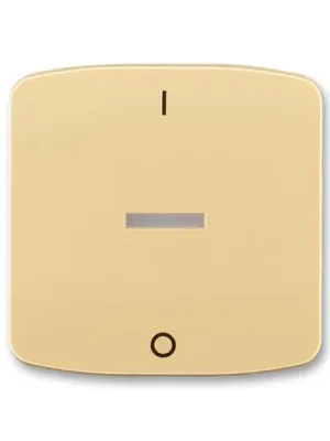 ABB 3558A-A655 D Tango® Kryt spínače kolébkového s čirým průzorem, s potiskem, béžová Časově Omezené