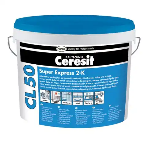 Akční Cena CERESIT | CL 50 | EXPRESS 2-K | dvousložkov&aacute; hydroizolace | 12,5kg