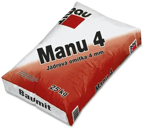 Doprava Zdarma Omítka jádrová Baumit Manu 4 mm 25 kg