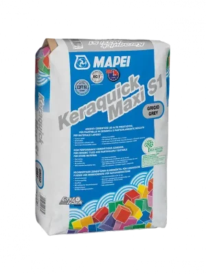 Bezpečná Platba Lepidlo Mapei Keraquick maxi S1 C2FT šedé 25 kg