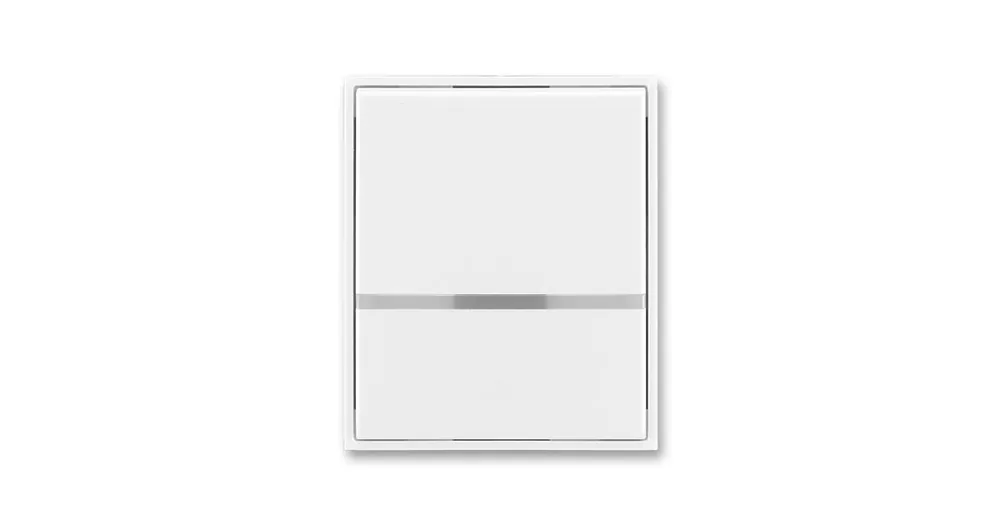 ABB 3558E-A00653 01 Time®, Element® Kryt spínače kolébkového s čirým průzorem, bílá / ledová bílá Speciální Cena