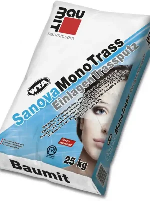 Omítka sanační Baumit SanovaMonoTrass 25 kg Hit Sezóny