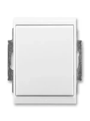 ABB 3558E-A06940 03 Element®, Time® Přepínač střídavý IP 44, zapuštěný, bílá / bílá Sleva