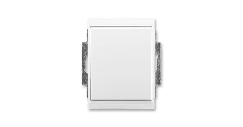 ABB 3558E-A06940 03 Element®, Time® Přepínač střídavý IP 44, zapuštěný, bílá / bílá Sleva