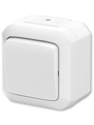 ABB Variant+ 3558N-C06510 B Přepínač střídavý č.6 přepínací IP 54, bílá Rychlé Dodání